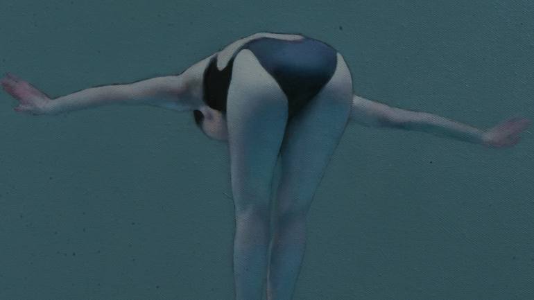 Original Figurative Sports Painting by 小川 张