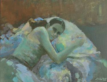 Original Figurative Women Paintings by Meghan Waterton