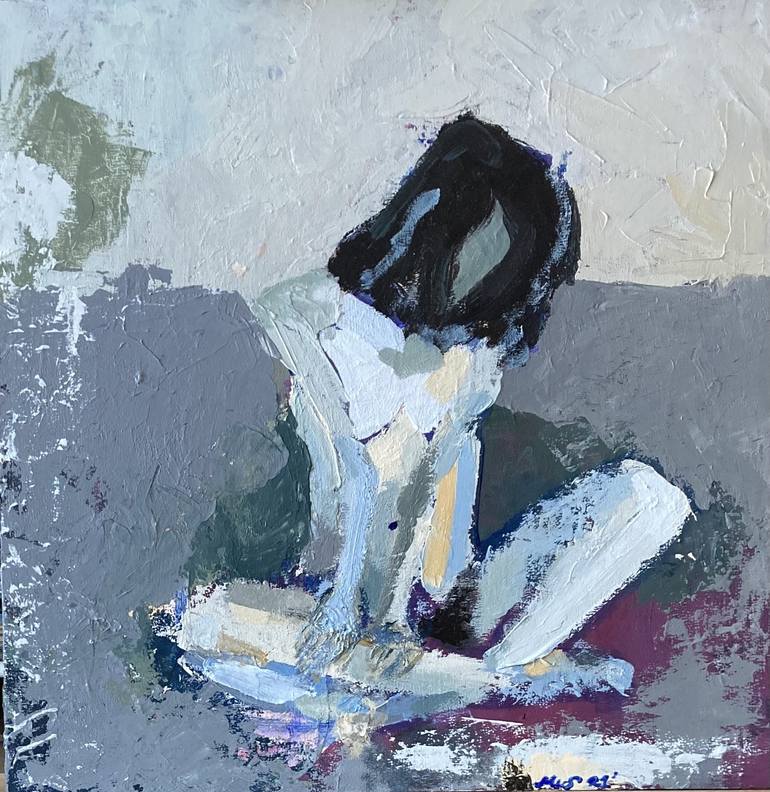 Original Abstract Expressionism Women Paintings by Meghan Waterton