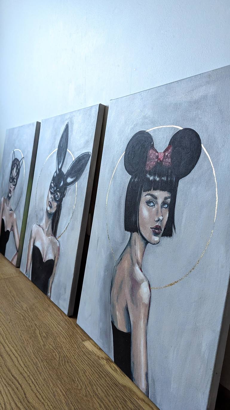 Original Contemporary Women Painting by Rita Gor