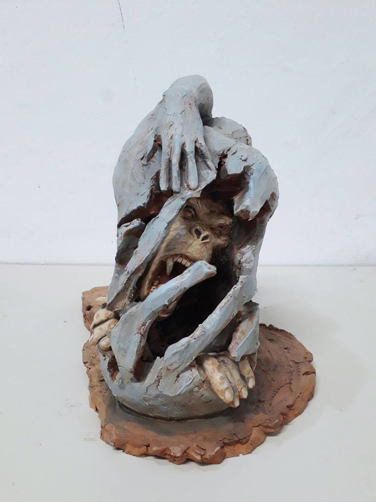 Original Contemporary Men Sculpture by Francesco Marinaro