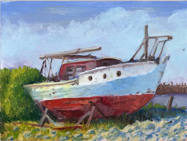 Original Contemporary Transportation Paintings by Richard Blumenstein