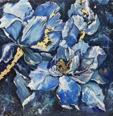 Original Expressionism Botanic Paintings by Nadezhda Yakovleva
