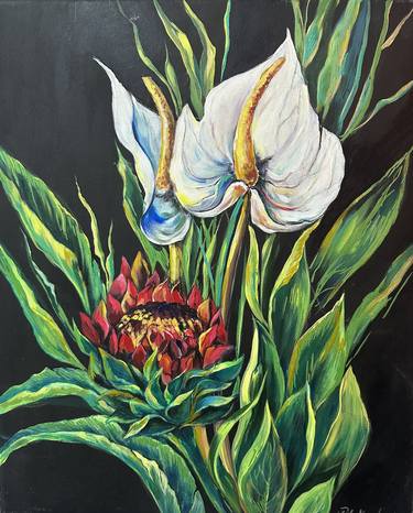 Original Contemporary Botanic Paintings by Nadezhda Yakovleva