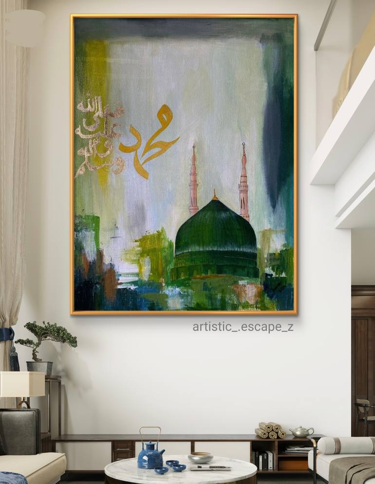 Original Abstract Painting by Zainab Imran