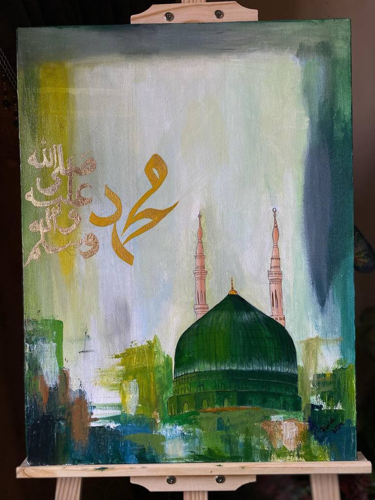 Original Abstract Painting by Zainab Imran