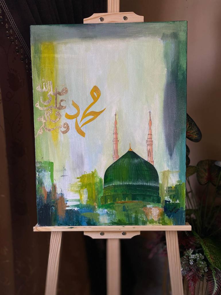 Original Abstract Painting by Zainab Imran