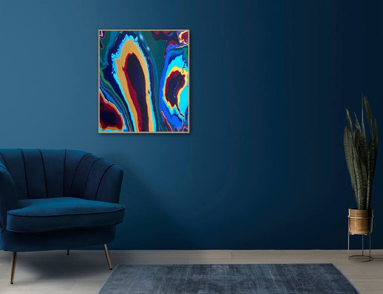 Original Contemporary Abstract Painting by Maria Nedelcheva