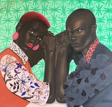 Print of Figurative People Mixed Media by Boluwatife Okewale
