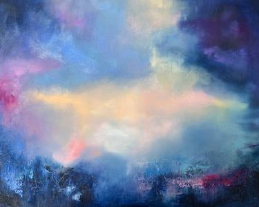 Original Abstract Landscape Paintings by clare schouten