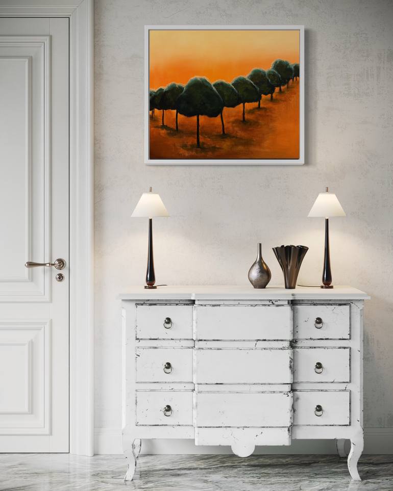 Original Figurative Landscape Painting by Iryna Bondar