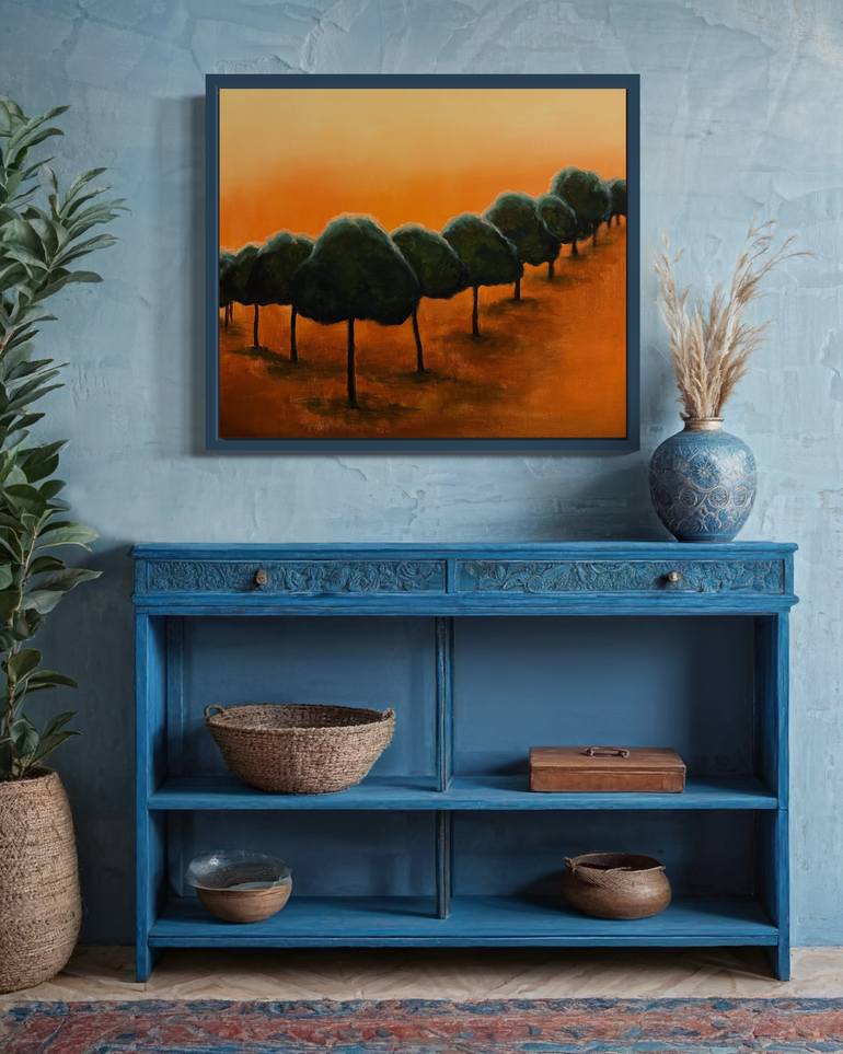 Original Figurative Landscape Painting by Iryna Bondar