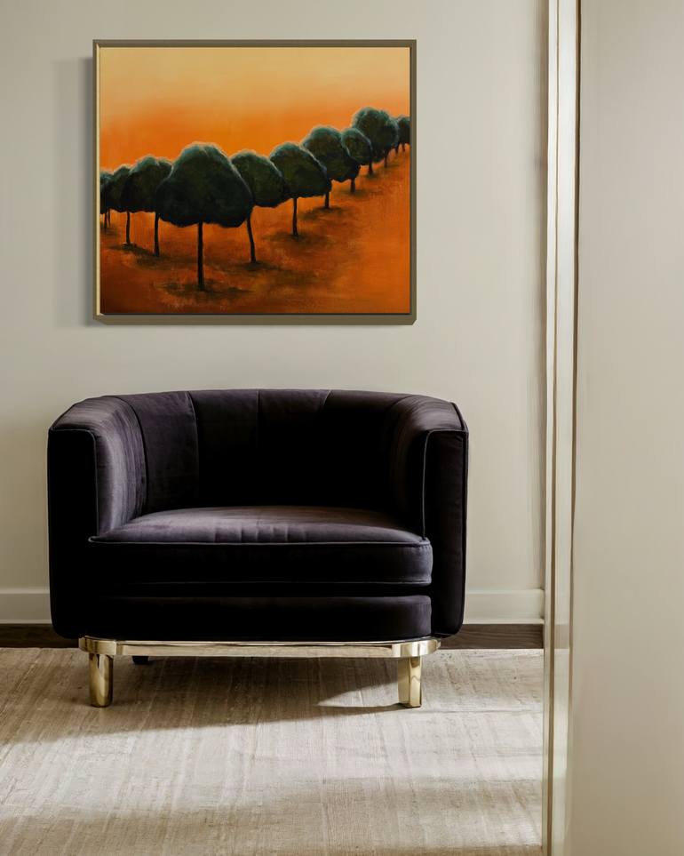 Original Figurative Landscape Painting by Iryna Bondar