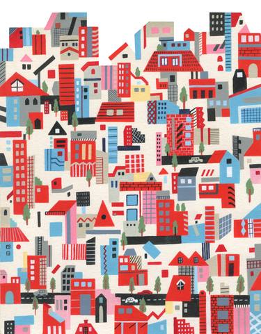Print of Illustration Cities Paintings by hyeju cho