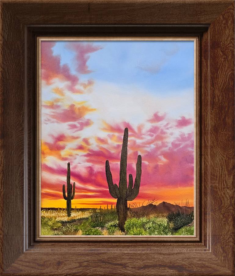 Original Art Deco Nature Painting by Shyanne Jenkins