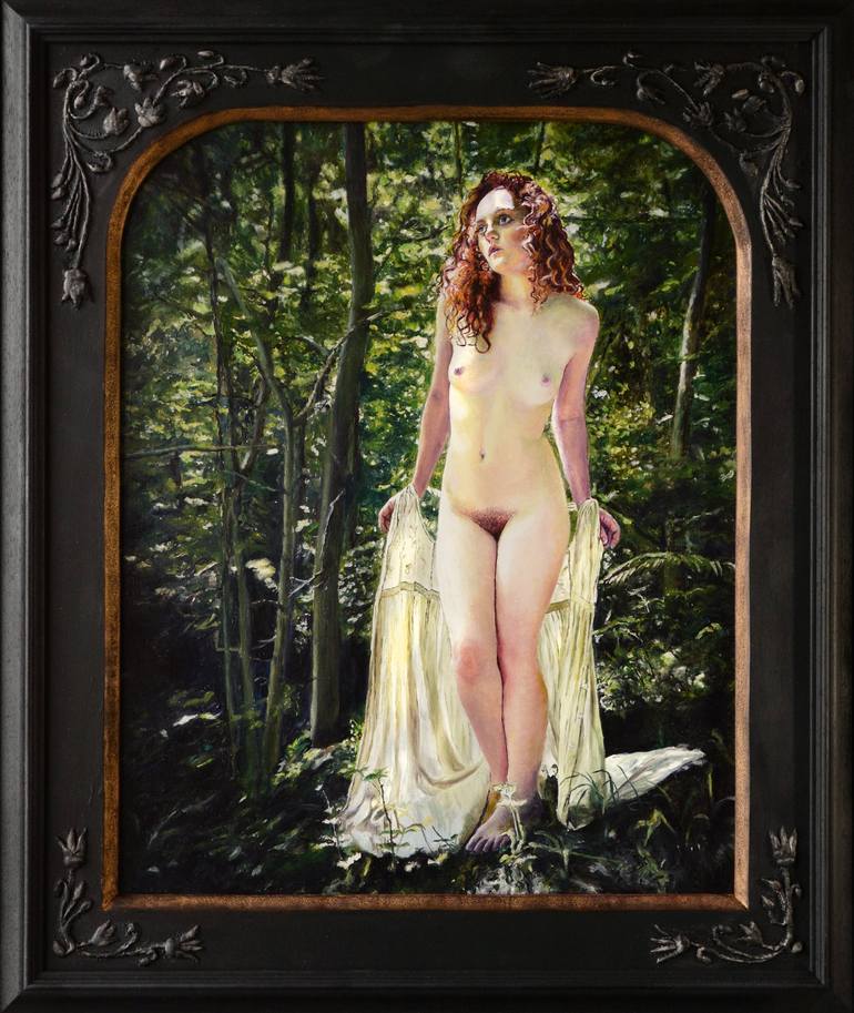 Original Nude Painting by MIKE SMITH