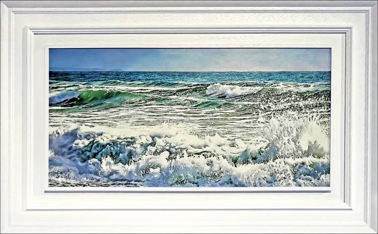 Original Photorealism Seascape Painting by Mike Smith