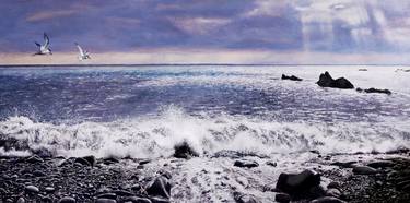 Original Photorealism Seascape Paintings by MIKE SMITH