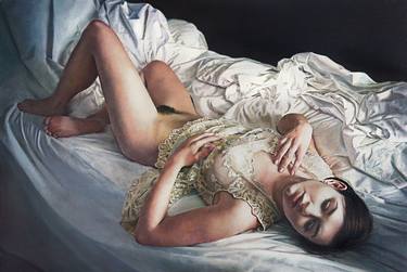 Original Realism Erotic Paintings by MIKE SMITH