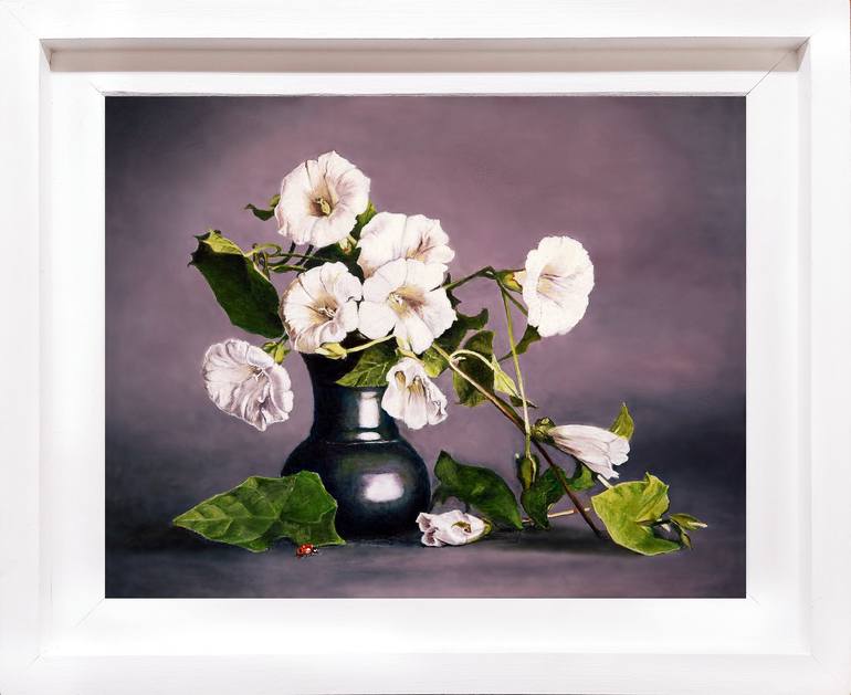 Original Photorealism Floral Painting by MIKE SMITH
