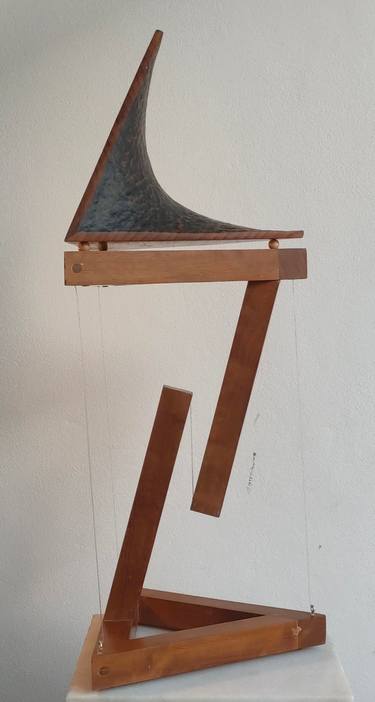 Original Geometric Sculpture by FELISARDO DA BILBI