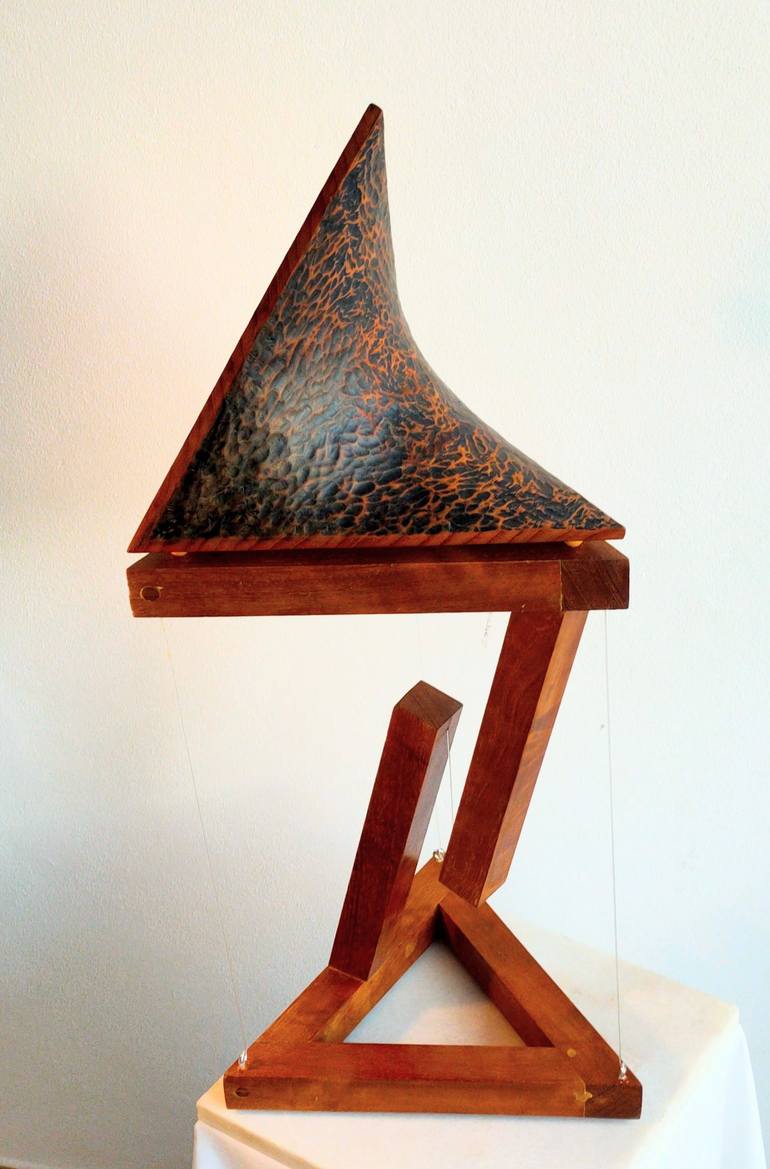 Original Geometric Sculpture by FELISARDO DA BILBI