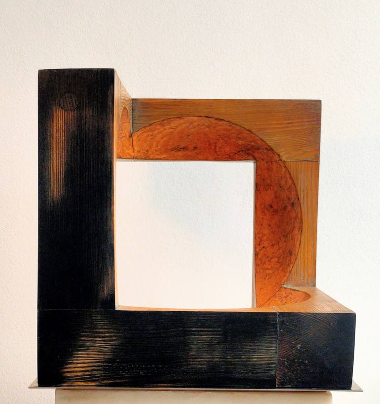 Original Geometric Sculpture by FELISARDO DA BILBI