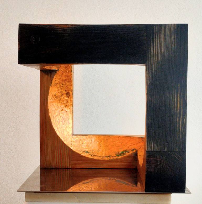 Original Geometric Sculpture by FELISARDO DA BILBI