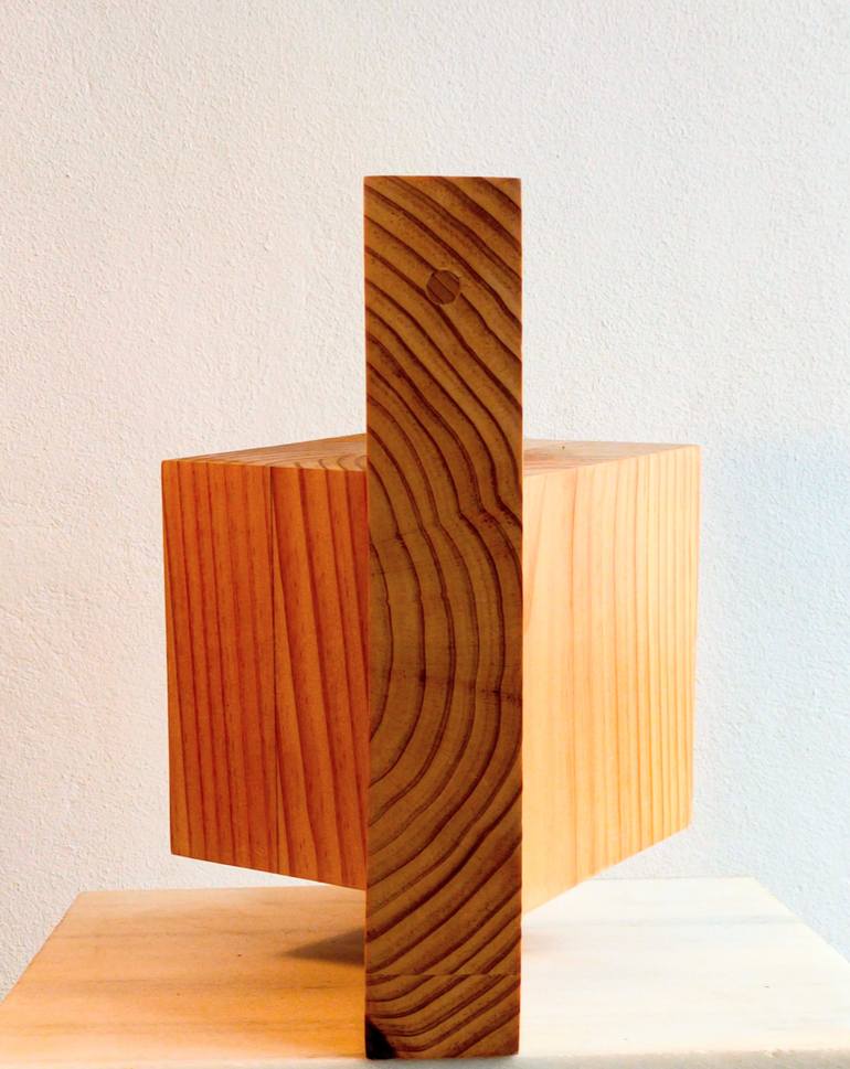 Original Minimalism Geometric Sculpture by Felisardo Da Bilbi