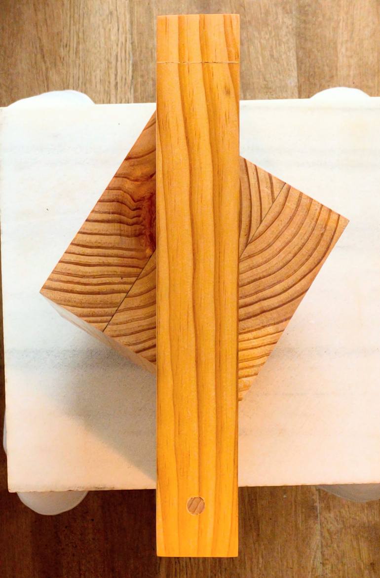 Original Minimalism Geometric Sculpture by Felisardo Da Bilbi