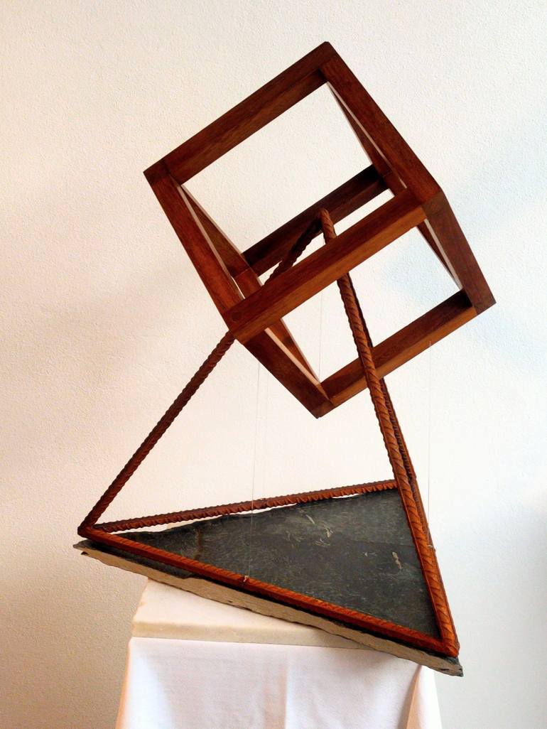 Original Minimalism Geometric Sculpture by FELISARDO DA BILBI