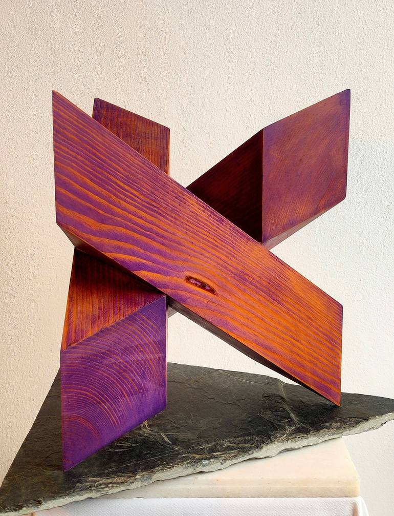 Original Minimalism Geometric Sculpture by FELISARDO DA BILBI