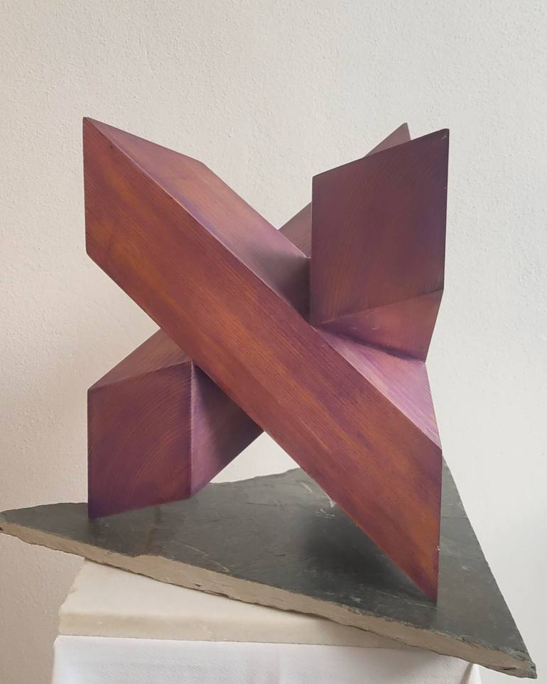 Original Minimalism Geometric Sculpture by Felisardo Da Bilbi