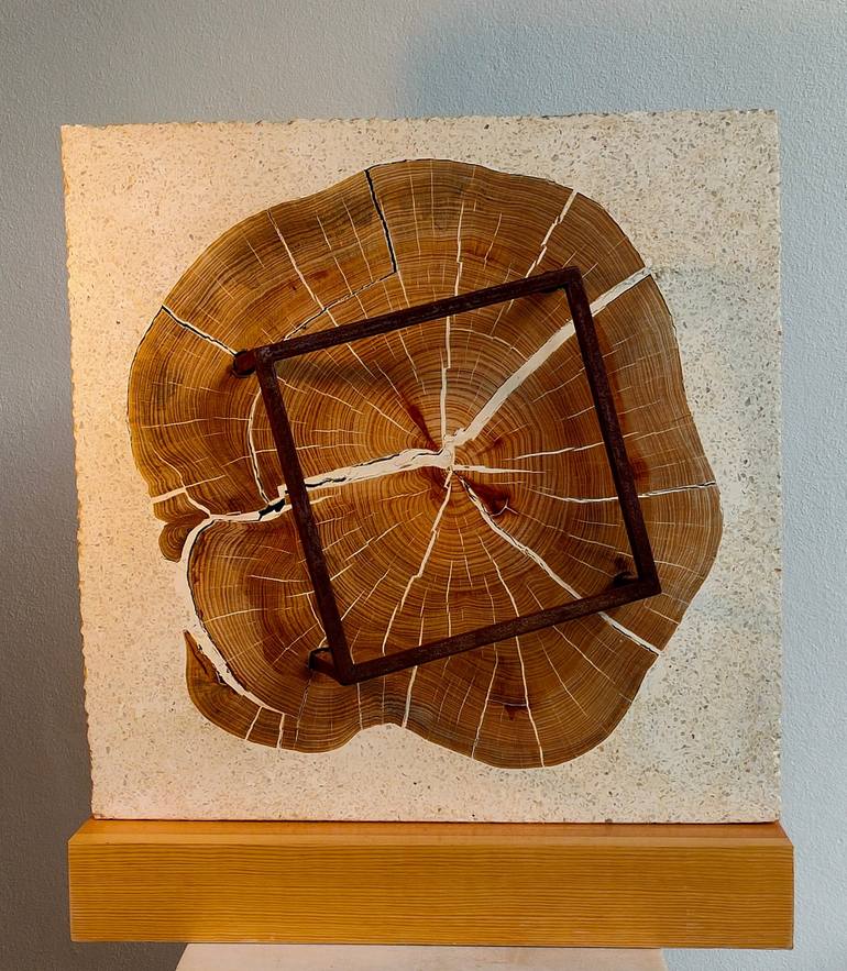 Original Geometric Sculpture by FELISARDO DA BILBI