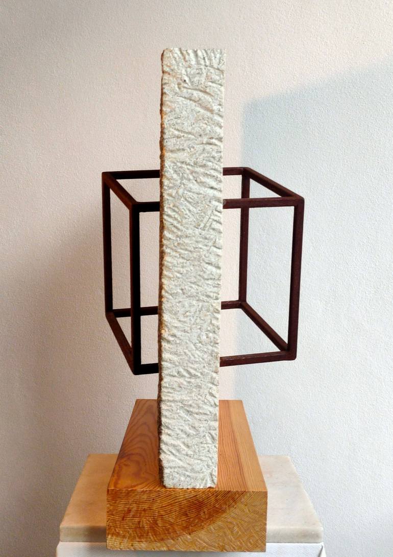 Original Geometric Sculpture by FELISARDO DA BILBI