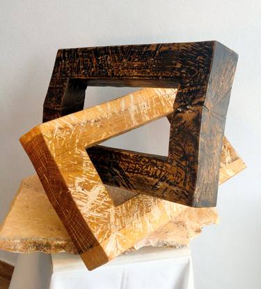 Original Geometric Sculpture by FELISARDO DA BILBI