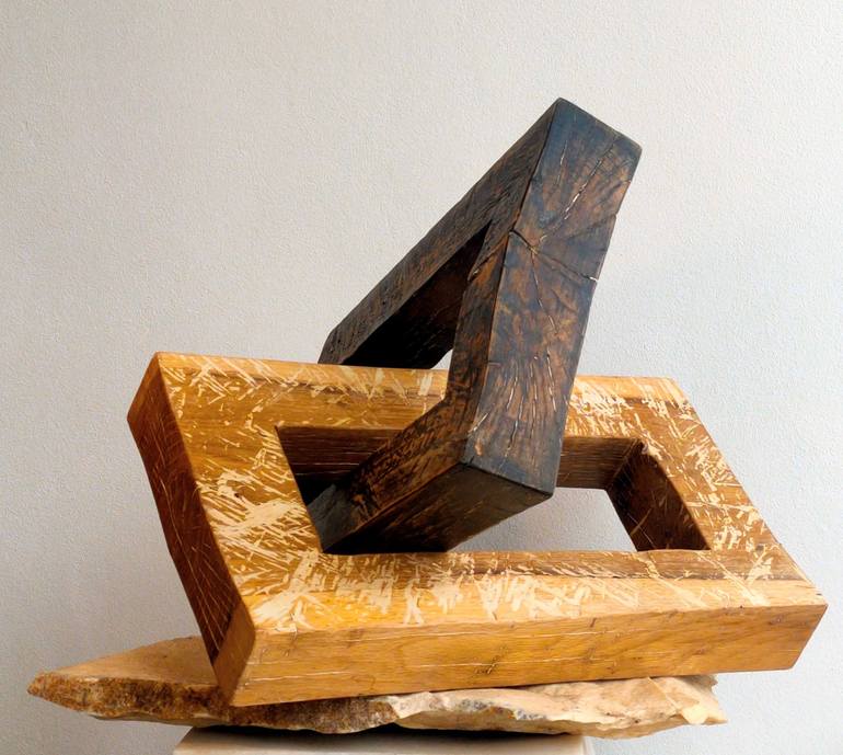 Original Minimalism Geometric Sculpture by FELISARDO DA BILBI