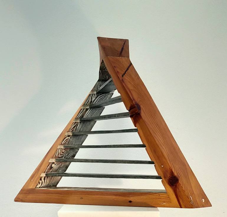 Original Geometric Sculpture by FELISARDO DA BILBI