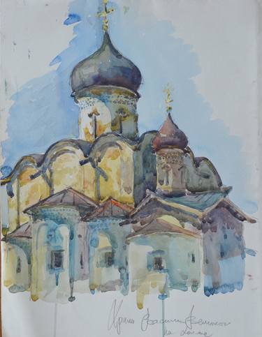 Original Conceptual Architecture Paintings by Hennadii Volokitin