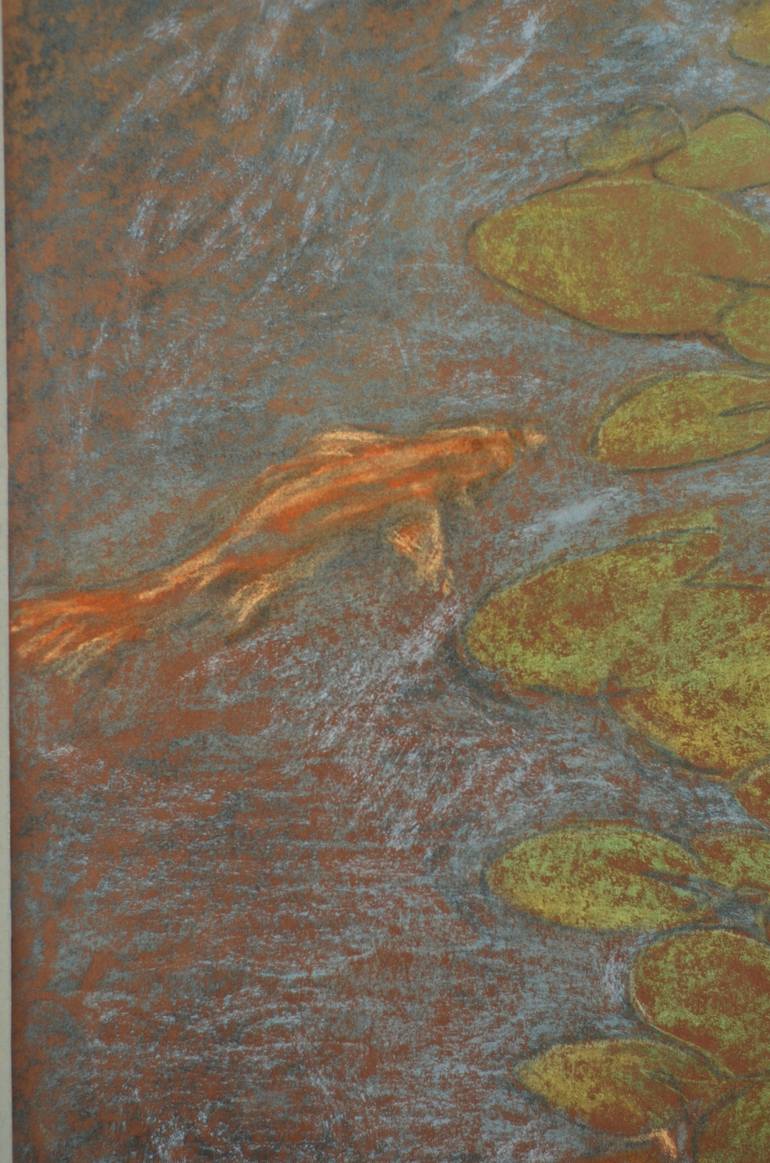 Original Expressionism Landscape Drawing by Hennadii Volokitin