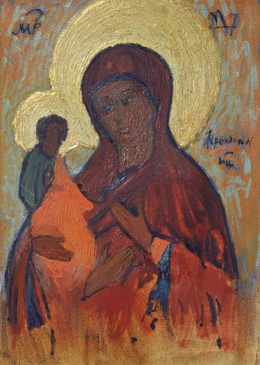Original Expressionism Religious Paintings by Hennadii Volokitin