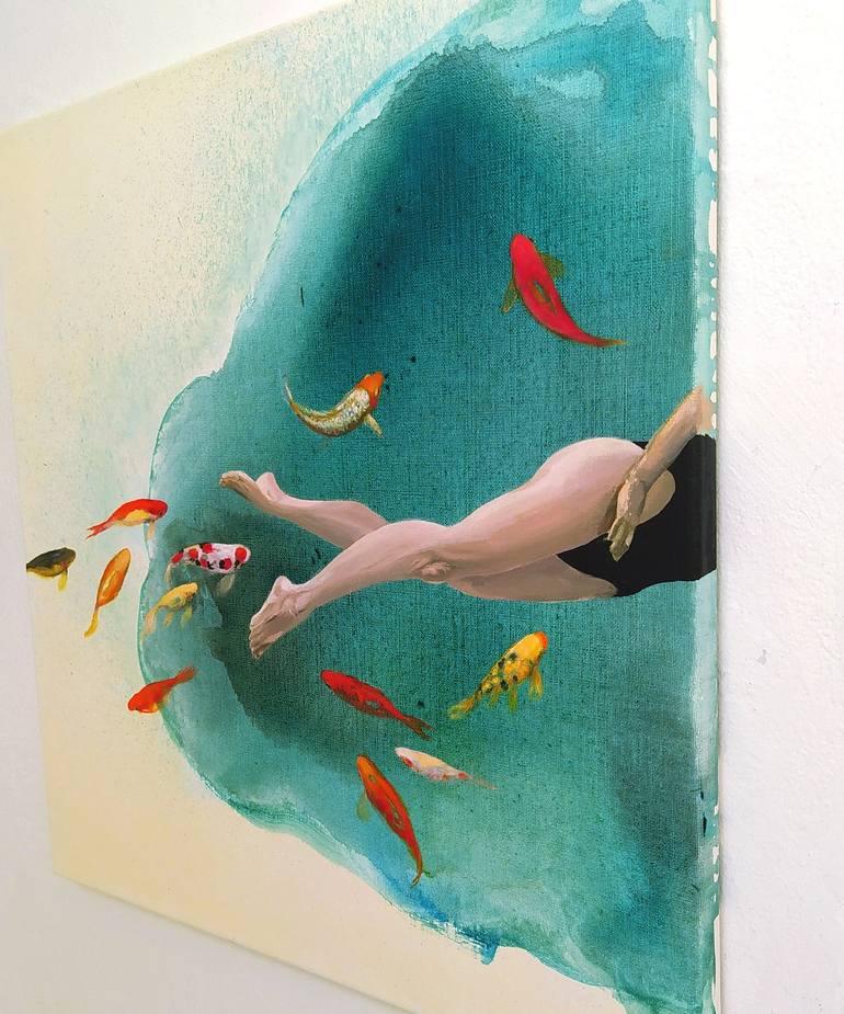 Original Fine Art Fish Painting by Pescitú Project