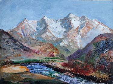 Original Impressionism Landscape Paintings by Ravil Abdulov