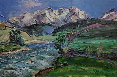 Original Impressionism Landscape Paintings by Ravil Abdulov