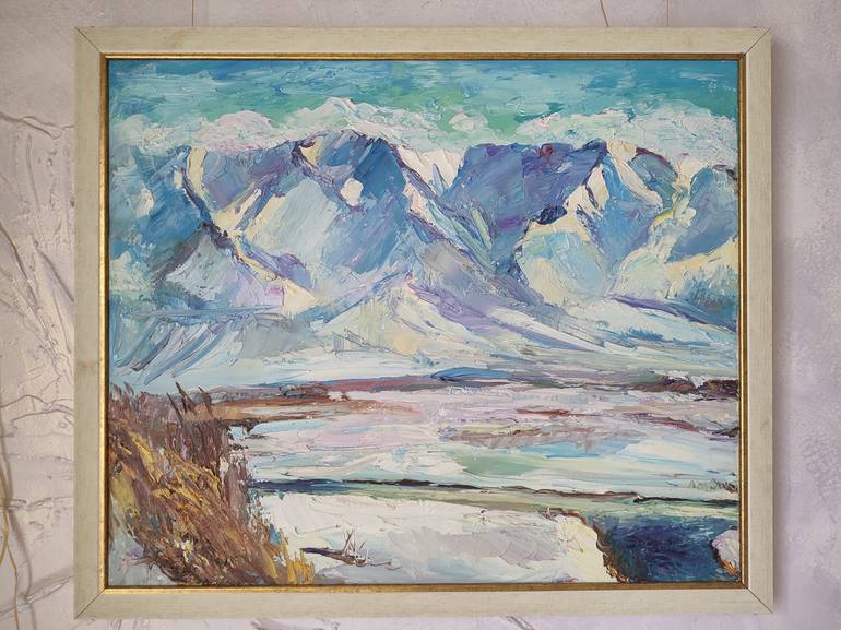 Original Impressionism Landscape Painting by Ravil Abdulov