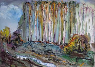 Original Expressionism Landscape Paintings by Ravil Abdulov