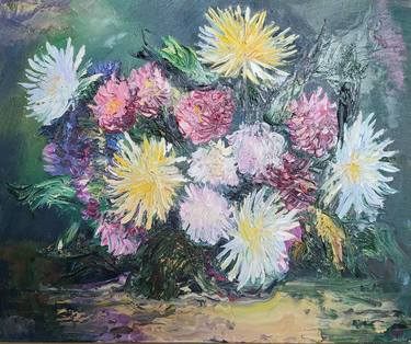 Original Impressionism Seasons Paintings by Ravil Abdulov