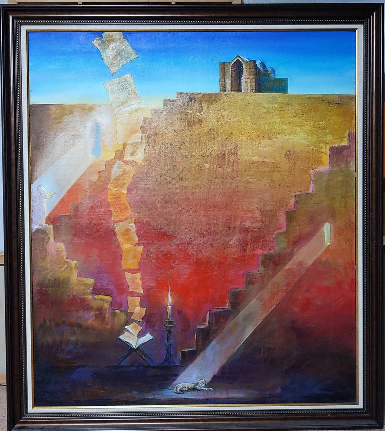 Original Conceptual Culture Painting by Ravil Abdulov