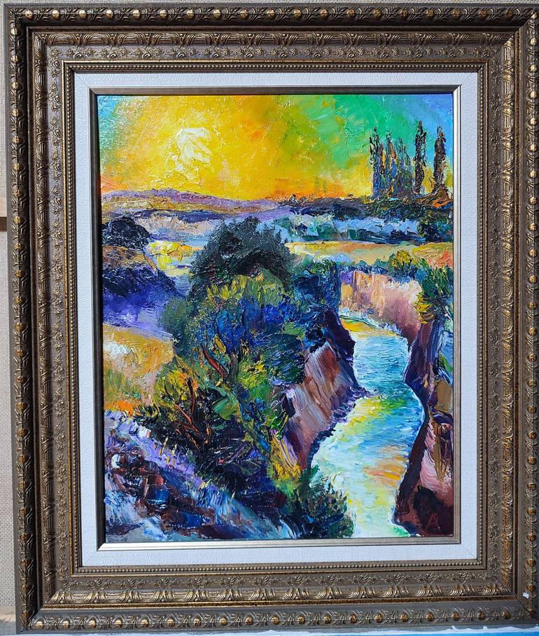 Original Landscape Painting by Ravil Abdulov