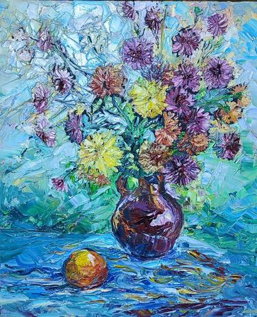 Print of Floral Paintings by Ravil Abdulov